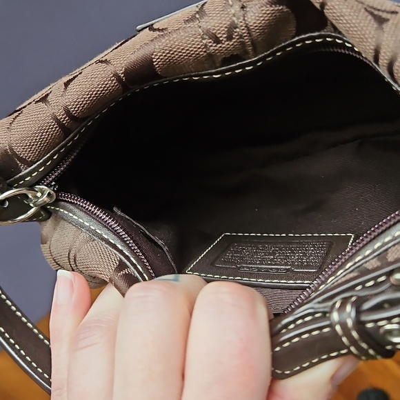 Coach vintage signature Mini Bag Genuine Leather - Picture 8 of 8